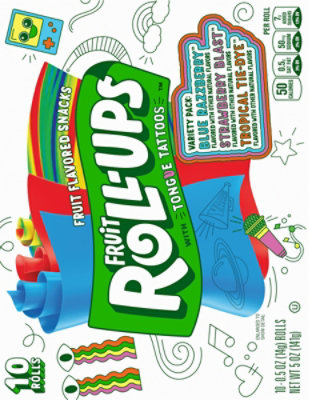 Fruit Roll-Ups Fruit Flavored Snacks Variety Pack - 10-0.5 Oz - Image 6