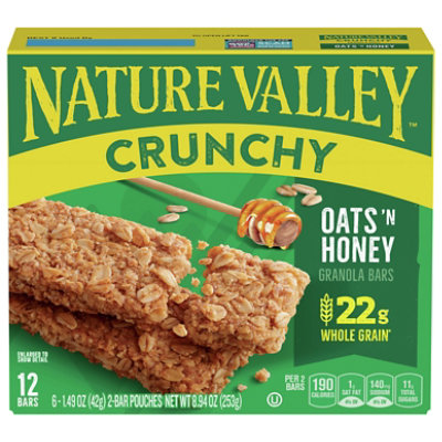 Nature Valley Granola Bars Crunchy Oats n Honey - 6-1.49 Oz - Image 3