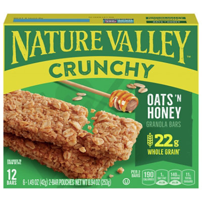 Nature Valley Granola Bars Crunchy Oats n Honey - 6-1.49 Oz - Randalls
