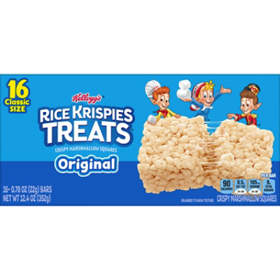 Rice Krispies Kids Snacks Treats Crispy Marshmallow Squares 16 Count - 12.4 Oz - Image 8