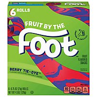 Betty Crocker Fruit By The Foot Fruit Flavored Snacks Berry Tie Dye - 6-0.75 Oz - Image 3