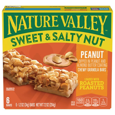 Nature Valley Sweet & Salty Nut Roasted Peanuts Granola Bars