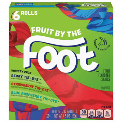 Fruit by the Foot Fruit Flavored Snacks Variety Pack - 6-0.75 Oz - Image 1