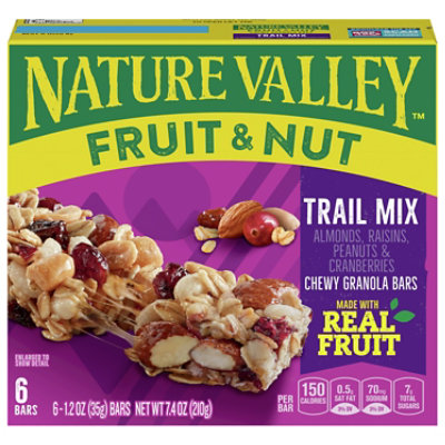 Nature Valley Granola Bars Chewy Trail Mix Fruit & Nut - 6-1.2 Oz - Image 3