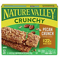 Nature Valley Granola Bars Crunchy Pecan Crunch - 6-1.49 Oz