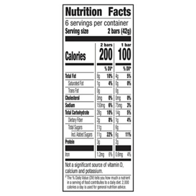 Nature Valley Crunchy Pecan Crunch Granola Bars 6 Count - 8.9 Oz - Image 3