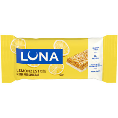 LUNA LemonZest Gluten Free Snack Bar with 8g Protein - Each