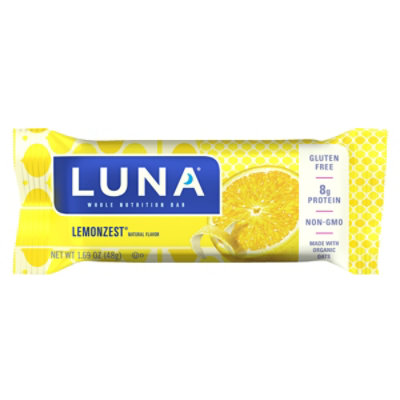 LUNA Lemonzest Nutrition Bar - 1.69 Oz - Safeway