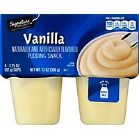 Signature SELECT Pudding Snack Vanilla - 4-3.25 Oz - Image 2