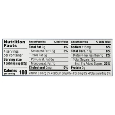 Signature SELECT Pudding Snack Vanilla - 4-3.25 Oz - Image 5
