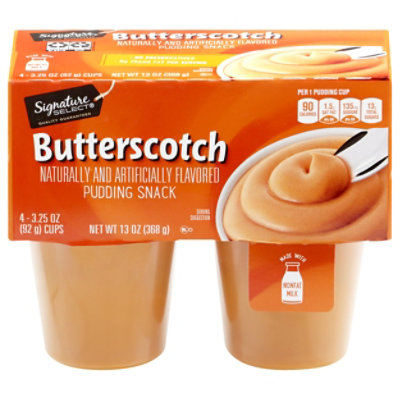 Signature SELECT Butterscotch Pudding Snack - 4-3.25 Oz - Image 4