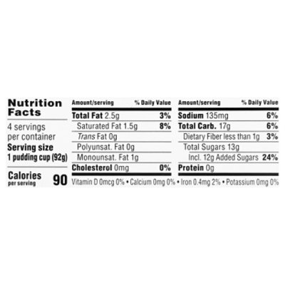 Signature SELECT Butterscotch Pudding Snack - 4-3.25 Oz - Image 5