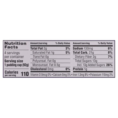 Signature SELECT Pudding Snack Chocolate Fudge - 4-3.25 Oz - jewelosco