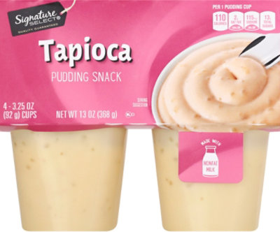 Signature SELECT Tapioca Pudding Snack - 4-3.25 Oz - Image 2