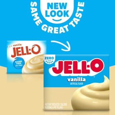 Jell-O Vanilla Sugar Free & Fat Free Instant Pudding & Pie Filling Mix Box - 1 Oz - Image 2