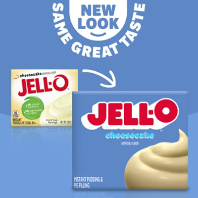 Jell-O Cheesecake Instant Pudding & Pie Filling Mix Box - 3.4 Oz - Image 2