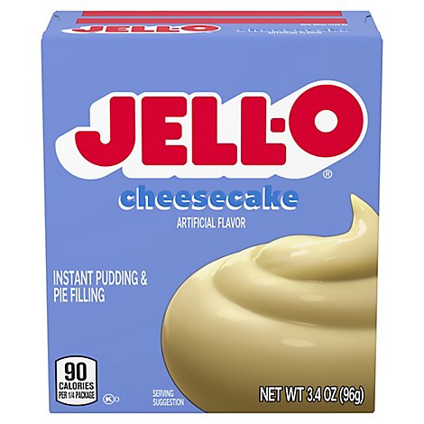 JELL-O Pudding & Pie Filling Instant Cheesecake - 3.4 Oz