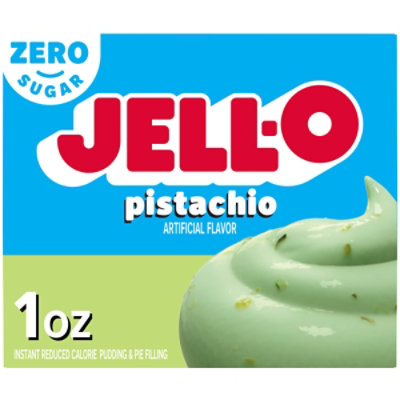 Jell-O Pistachio Sugar Free & Fat Free Instant Pudding & Pie Filling Mix Box - 1 Oz - Image 1