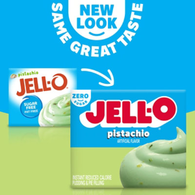 Jell-O Pistachio Artificially Flavored Zero Sugar Instant Reduced Calorie Pudding & Pie Filling Mix - 1 Oz - Image 2
