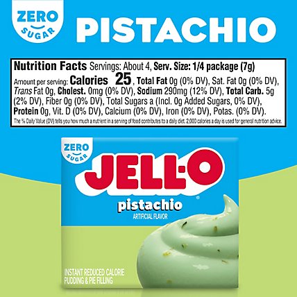 JELL-O Pudding & Pie Filling Instant Sugar Free Pistachio - 1 Oz - Image 5
