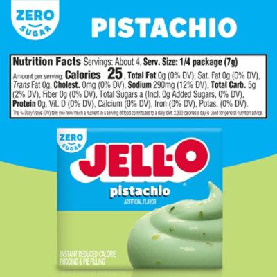 Jell-O Pistachio Sugar Free & Fat Free Instant Pudding & Pie Filling Mix Box - 1 Oz - Image 6