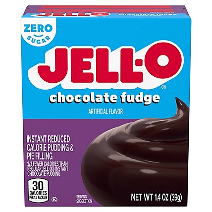 JELL-O Pudding & Pie Filling Instant Sugar Free Chocolate Fudge - 1.4 Oz - Image 3