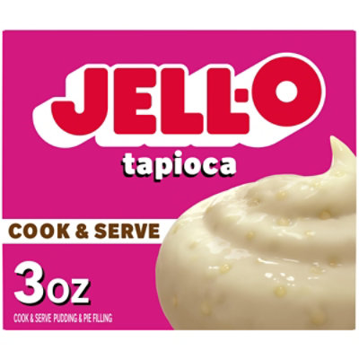 Jell-O Cook & Serve Tapioca Fat Free Pudding & Pie Filling Mix Box - 3 Oz - Image 1