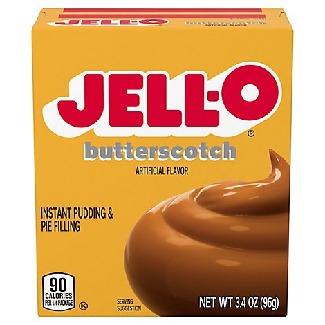 JELL-O Pudding & Pie Filling Instant Butterscotch - 3.4 Oz