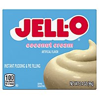 Jell-O Coconut Cream Instant Pudding & Pie Filling Mix Box - 3.4 Oz - Image 2