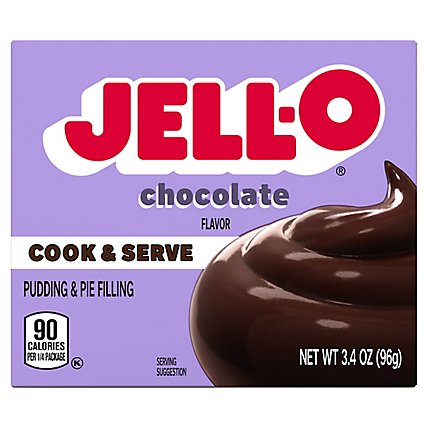 Jell-O Cook & Serve Chocolate Pudding & Pie Filling Mix Box - 3.4 Oz - Image 8