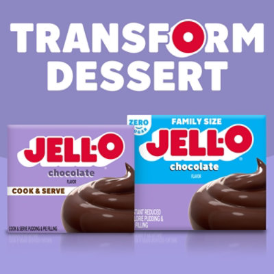 Jell-O Cook & Serve Chocolate Flavor Pudding & Pie Filling Mix - 3.4 Oz - Image 8