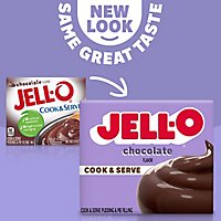 Jell-O Cook & Serve Chocolate Pudding & Pie Filling Mix Box - 3.4 Oz - Image 2