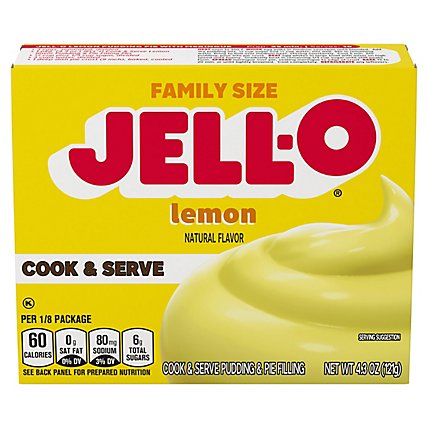JELL-O Pudding & Pie Filling Cook & Serve Lemon - 4.3 Oz - Image 3