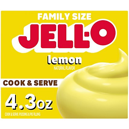 JELL-O Pudding & Pie Filling Cook & Serve Lemon - 4.3 Oz - Image 1