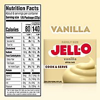 Jell-O Cook & Serve Vanilla Pudding & Pie Filling Mix Box - 4.6 Oz - Image 5