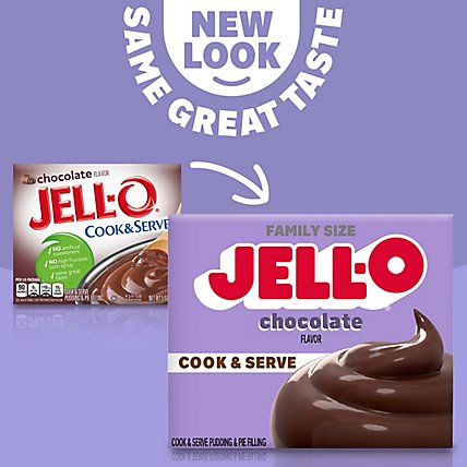 JELL-O Pudding & Pie Filling Cook & Serve Chocolate - 5 Oz - Image 2