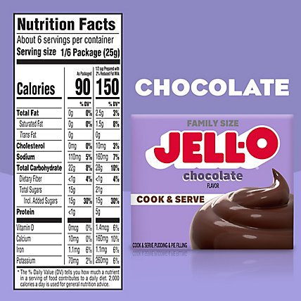 JELL-O Pudding & Pie Filling Cook & Serve Chocolate - 5 Oz - Image 5