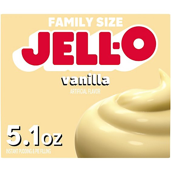 JELL-O Pudding & Pie Filling Instant Vanilla - 5.1 Oz