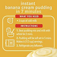 JELL-O Pudding & Pie Filling Instant Banana Cream - 5.1 Oz - Image 4