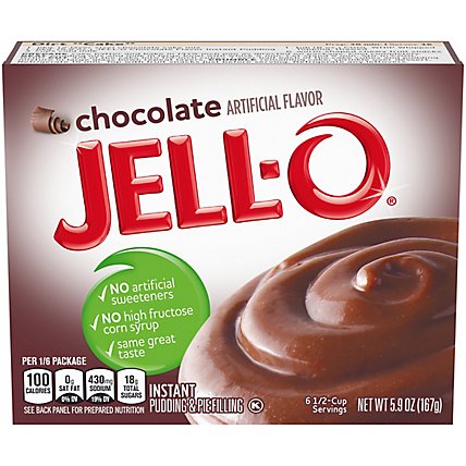 Jell-O Chocolate Instant Pudding & Pie Filling Mix Box - 5.9 Oz - Image 5