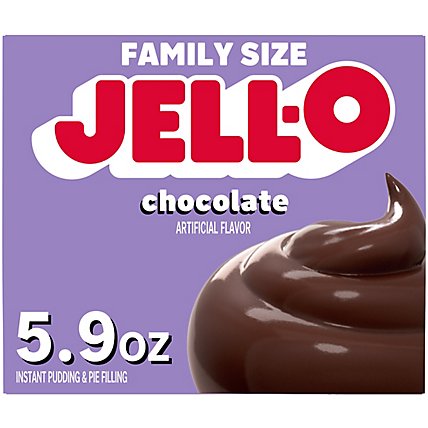 Jell-O Chocolate Instant Pudding & Pie Filling Mix Box - 5.9 Oz - Image 3
