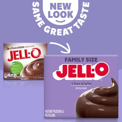 Jell-O Chocolate Artificially Flavored Instant Pudding & Pie Filling Mix Family Size - 5.9 Oz. - Image 5