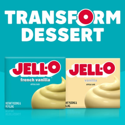 Jell-O French Vanilla Instant Pudding & Pie Filling Mix Box - 3.4 Oz - Image 8