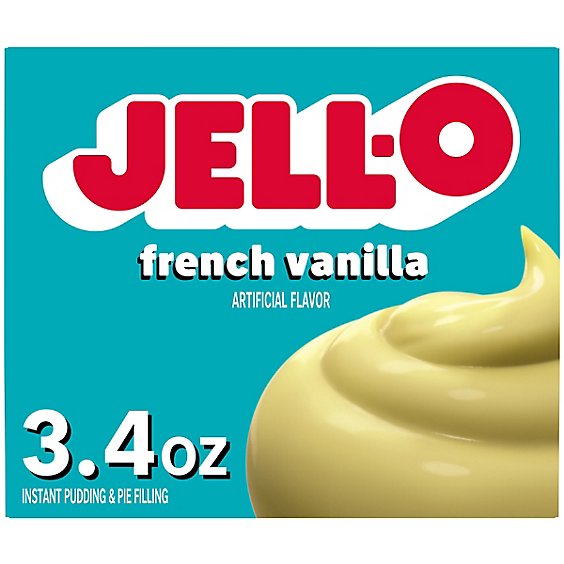 JELL-O Pudding & Pie Filling Instant French Vanilla - 3.4 Oz