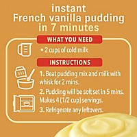 JELL-O Pudding & Pie Filling Instant French Vanilla - 3.4 Oz - Image 4