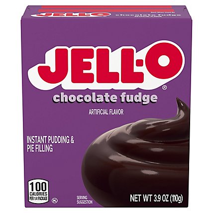 JELL-O Pudding & Pie Filling Instant Chocolate Fudge - 3.9 Oz - Image 3