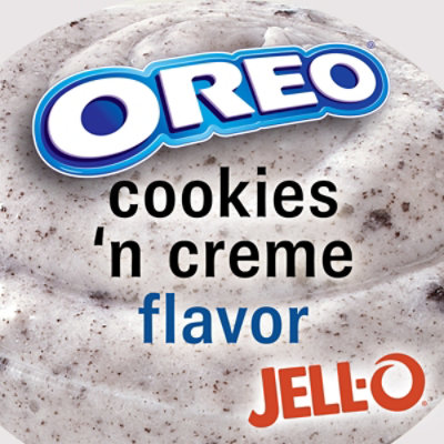 Jell-O Oreo Cookies n Creme Instant Pudding & Pie Filling Mix Box - 4.2 Oz - Image 2