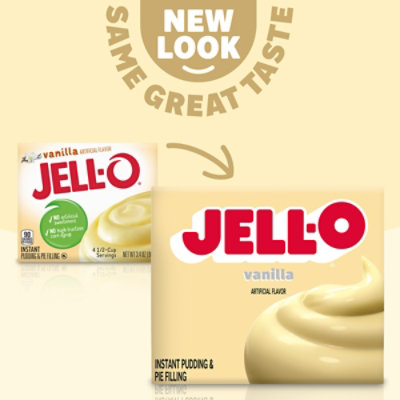 Jell-O Vanilla Artificially Flavored Instant Pudding & Pie Filling Mix - 3.4 Oz. - Image 5