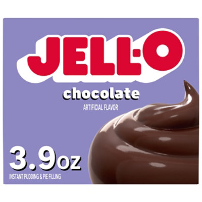 Jell-O Chocolate Artificially Flavored Instant Pudding & Pie Filling Mix - 3.9 Oz.