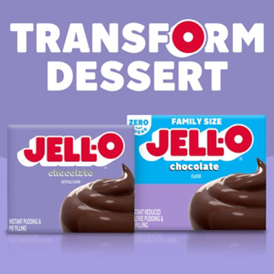 Jell-O Chocolate Artificially Flavored Instant Pudding & Pie Filling Mix - 3.9 Oz. - Image 8